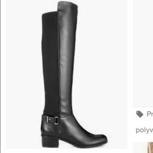 Bandolino Over the knee black tall leather boots